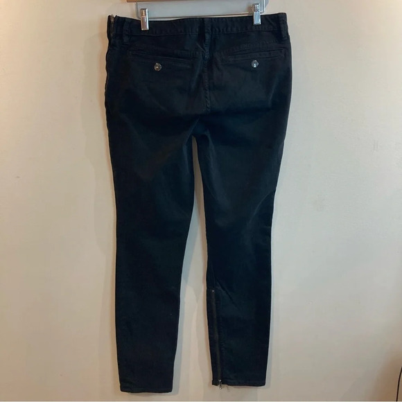 TORY BURCH Sz 32 Super Skinny Zipper at Hem Snap Back Pockets  Jeggings Pants - Picture 5 of 13
